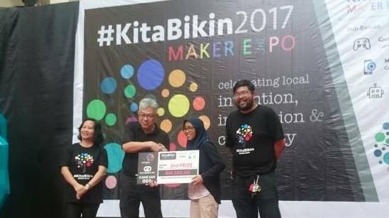 Micro Indie Game runner-up award presentation at KitaBikin 2017