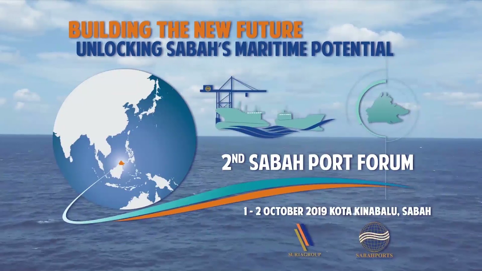 Second Sabah Port Forum motion graphic
